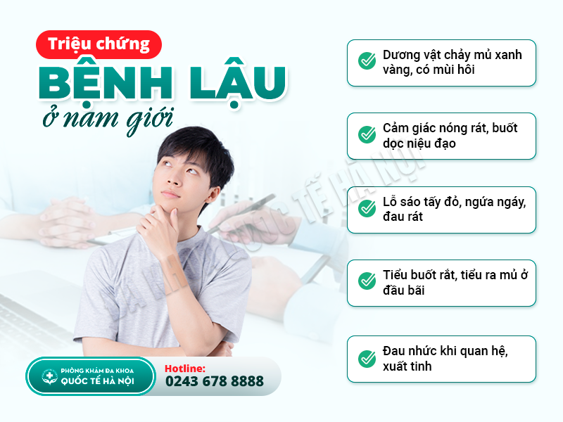 triệu chứng bệnh lậu