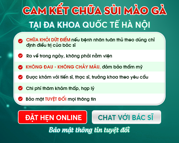 cam kết chữa sùi mào gà